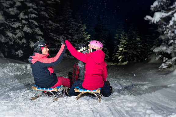 Tobogganing